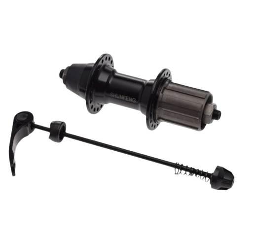 Piasta rower alu tył 36 otw czarna kaseta 8/9