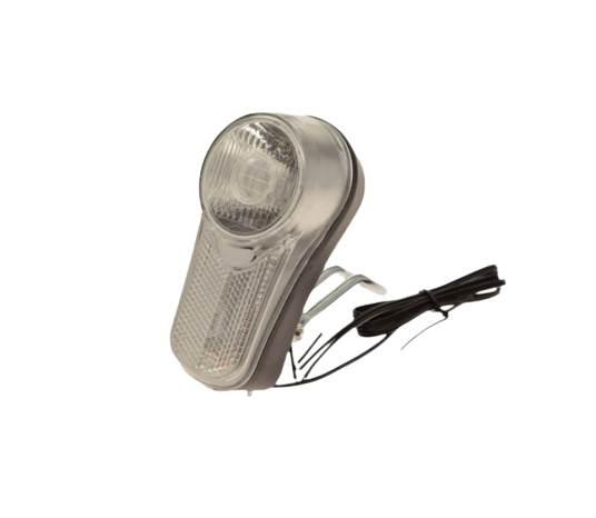 Lampa rowerowa na widelec przód na dynamo 6v 2.4w