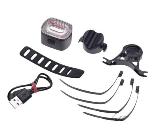 Lampa rowerowa tył led podsiodłowa usb | AWR1154