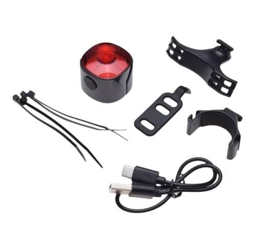 Lampa rowerowa tył led usb | AWR1179