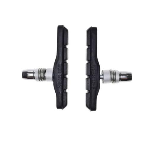 Klocki hamulca rowerowe v-brake z gwintem