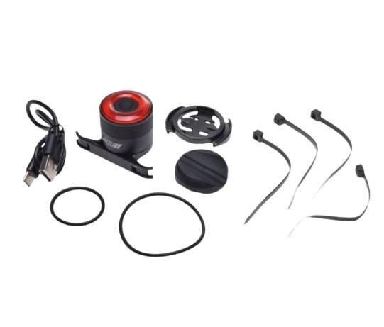 LAMPA ROWEROWA TYŁ LED PODSIODŁOWA USB STOP