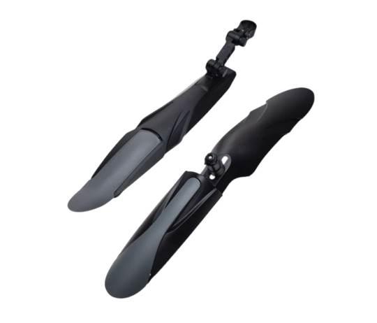 Błotnik 24/28 rowerowy plastikowy p t czarno/szary