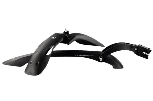 Błotnik rowerowy plastik 24/29 hammer 2 czar/biał