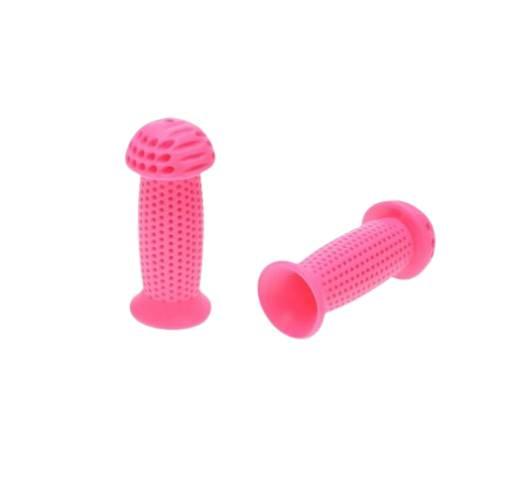 Chwyt kierownicy rowerowy dziecięcy różowy