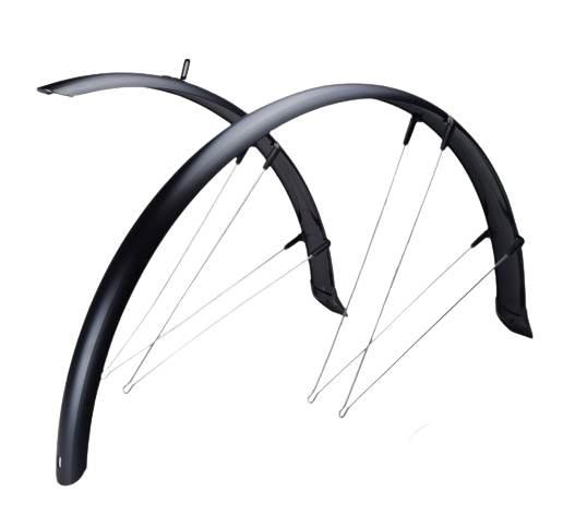 Błotnik 29/53 rowerowy z chlapaczem czarny p t