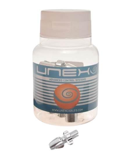 Śruba regulacji linki unex 10mm alu rowerowa 10szt