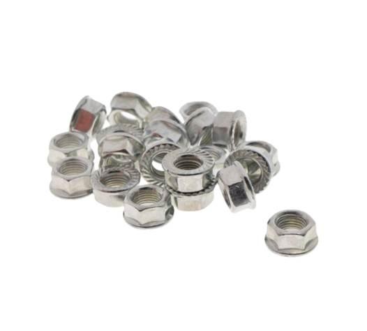 Nakrętka osi koła m10 x 1 rowerowa 20 szt