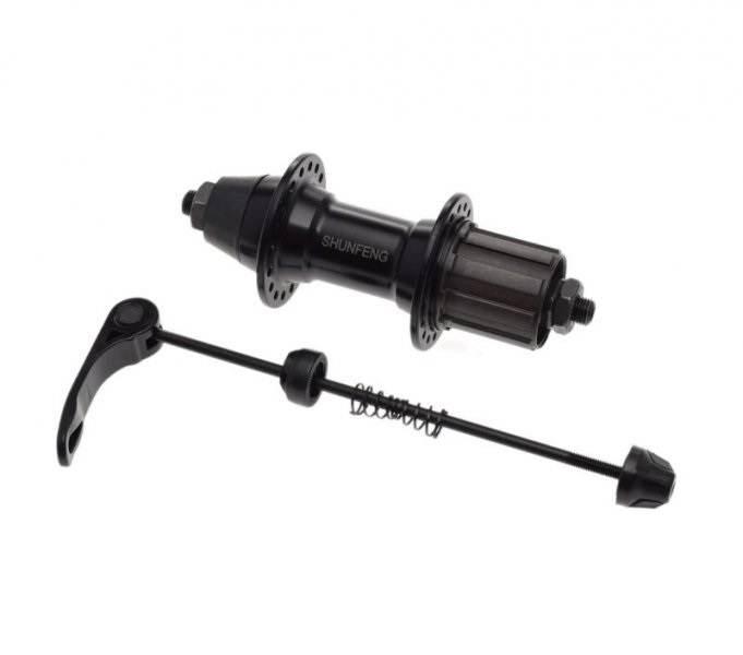 PIASTA ROWER ALU TYŁ 36 OTWCZARNA KASETA 7