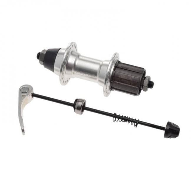 PIASTA ROWER ALU TYŁ 36 OTWSREBRNA KASETA 7