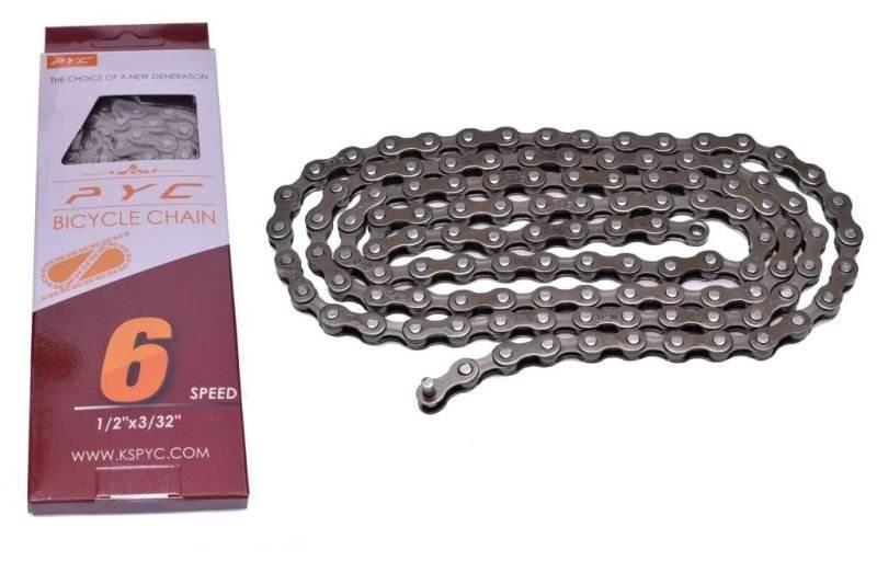 Łańcuch rowerowy 6 rzPyc p6003 1/2" x 3/32" 116l