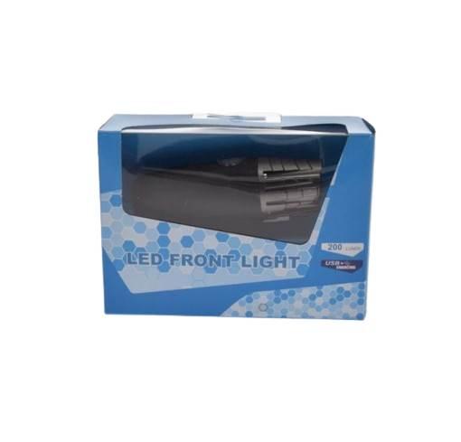 Lampa rowerowa przód 1 led 200 lm | AWR1160 - zdjęcie 3