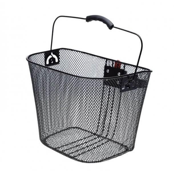 Kosz rowerowy bagażowy przód uchwyt stalowy