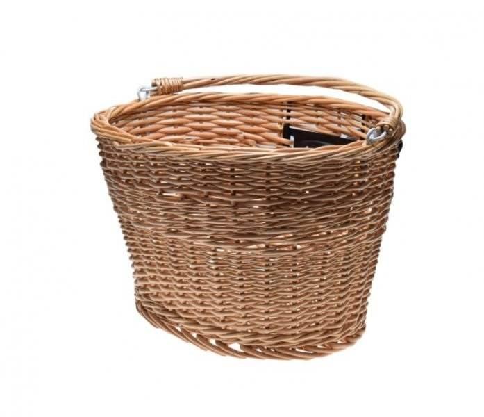 Kosz rowerowy przód wiklinowy | AWR1955