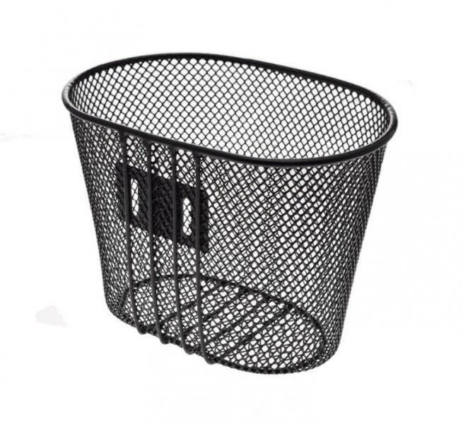 Kosz rowerowy bagażowy przód mały czarny - zdjęcie 2