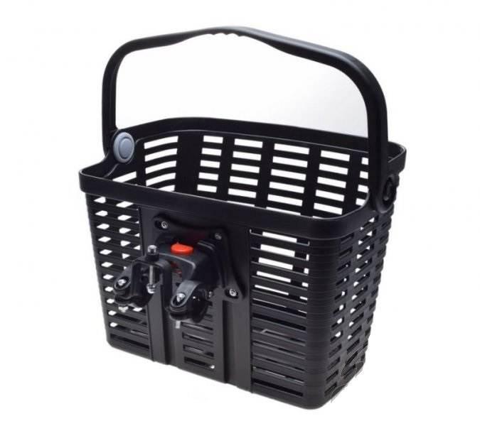 Kosz rowerowy plastikowy z uchwytem na kierownicę - zdjęcie 2