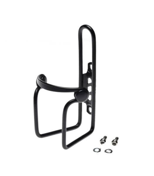 Koszyk na bidon rowerowy uchwyt alu czarny