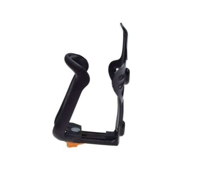 Koszyk na bidon rowerowy uchwyt czarny regulowany - zdjęcie 3