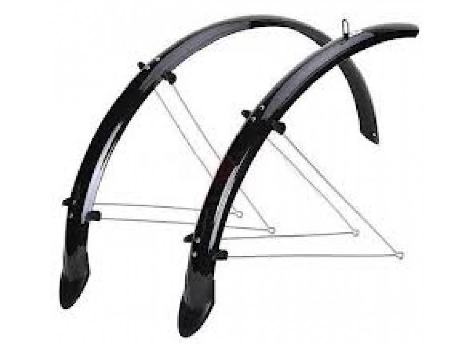 Błotniki 28" Orion Nylon Z Chlapaczem 41Mm Bk