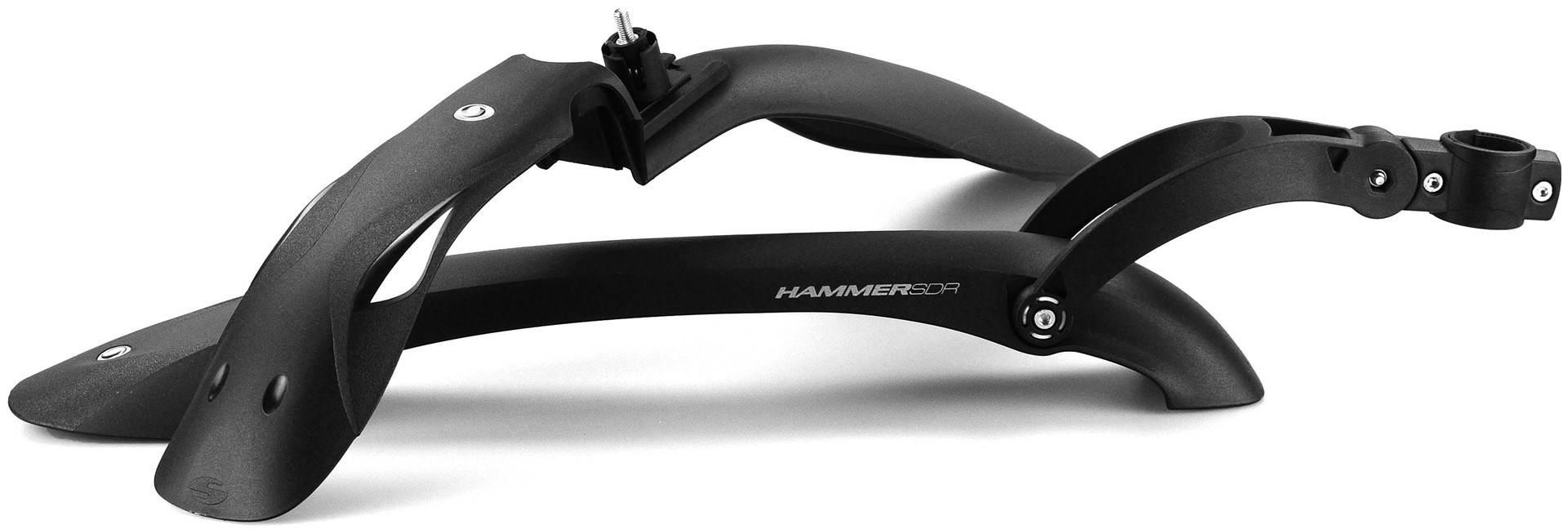 Błotniki 24-29" Simpla Hammer-1 Czarny/Biały