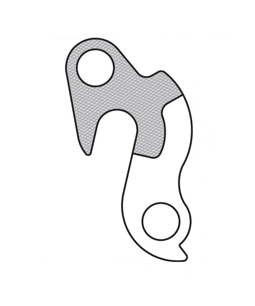 Hak Przerzutki Gw-5F Gh-014 Sl Gt | HAK 5F - zdjęcie 2