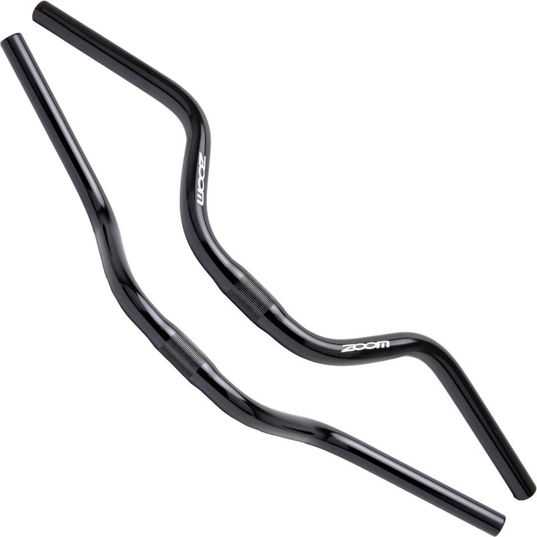 Kierownica City 25.4 600X100 15° Al Zoom Bk