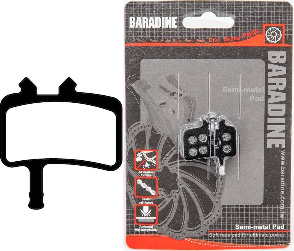 Klocki Półmetaliczne Baradine Ds-11 Bb7 Tektro - zdjęcie 2