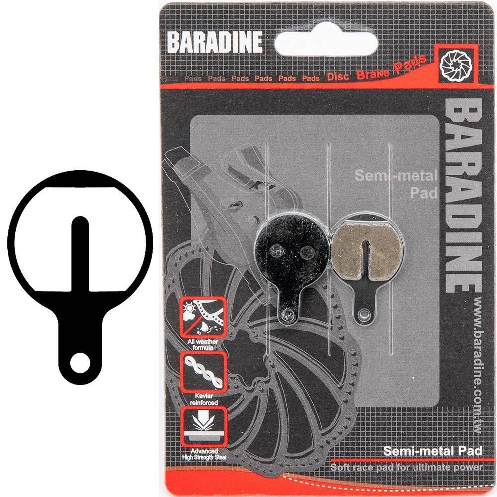 Klocki Półmetaliczne Baradine Ds-46 Tektro Iox