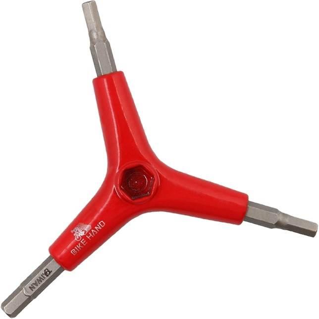 Klucz Trójstronny Imbusowy 4/5/6 Bike Hand Yc-356