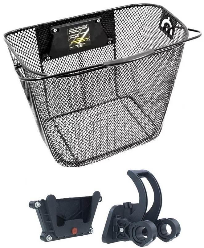 Kosz Przód Na Kierownicę Metalowy Click Ht-025 ,Bk