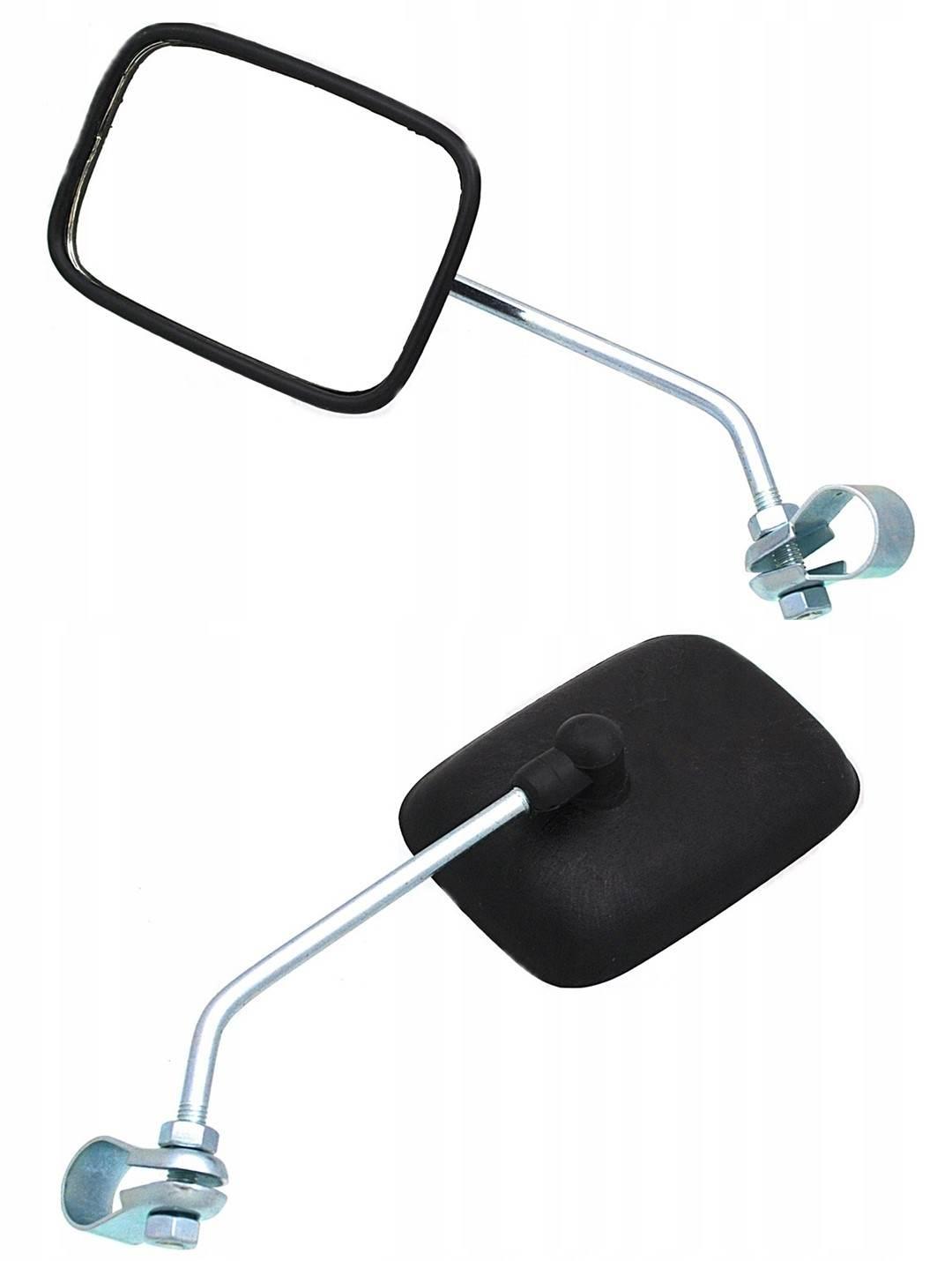 Lusterko Rowerowe Obejma,L/P,Prostokątne,Dł.12Cm