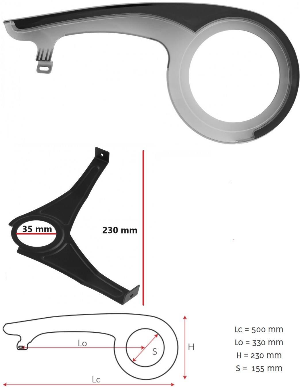 Osłona Łańcucha Puma Z Wycięciem Za Przerzutke - zdjęcie 2