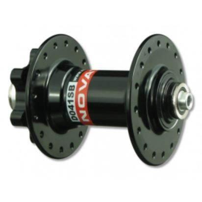 Piasta Przód Mtb Db 32H Qr Novatec Nt-D041Sb Bk-Rd - zdjęcie 2