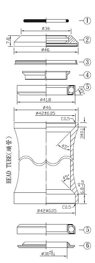 Stery Zintegrowane 1-1/8" Is42 Cnc Neco H51 - zdjęcie 3