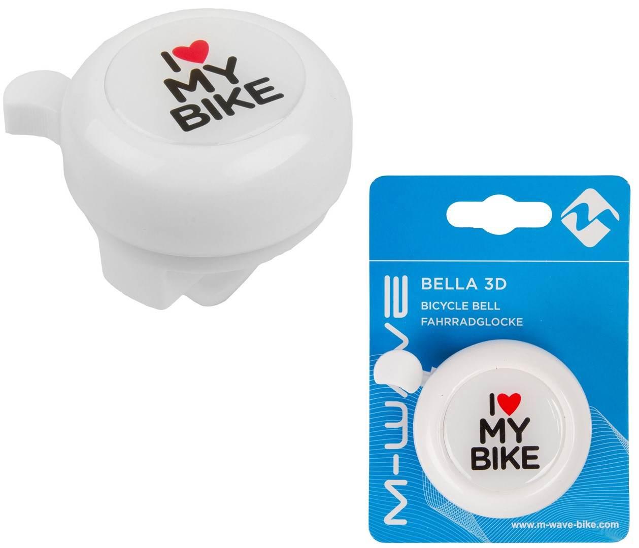 Dzwonek M-Wave "Bella 3D" I Love My Bike