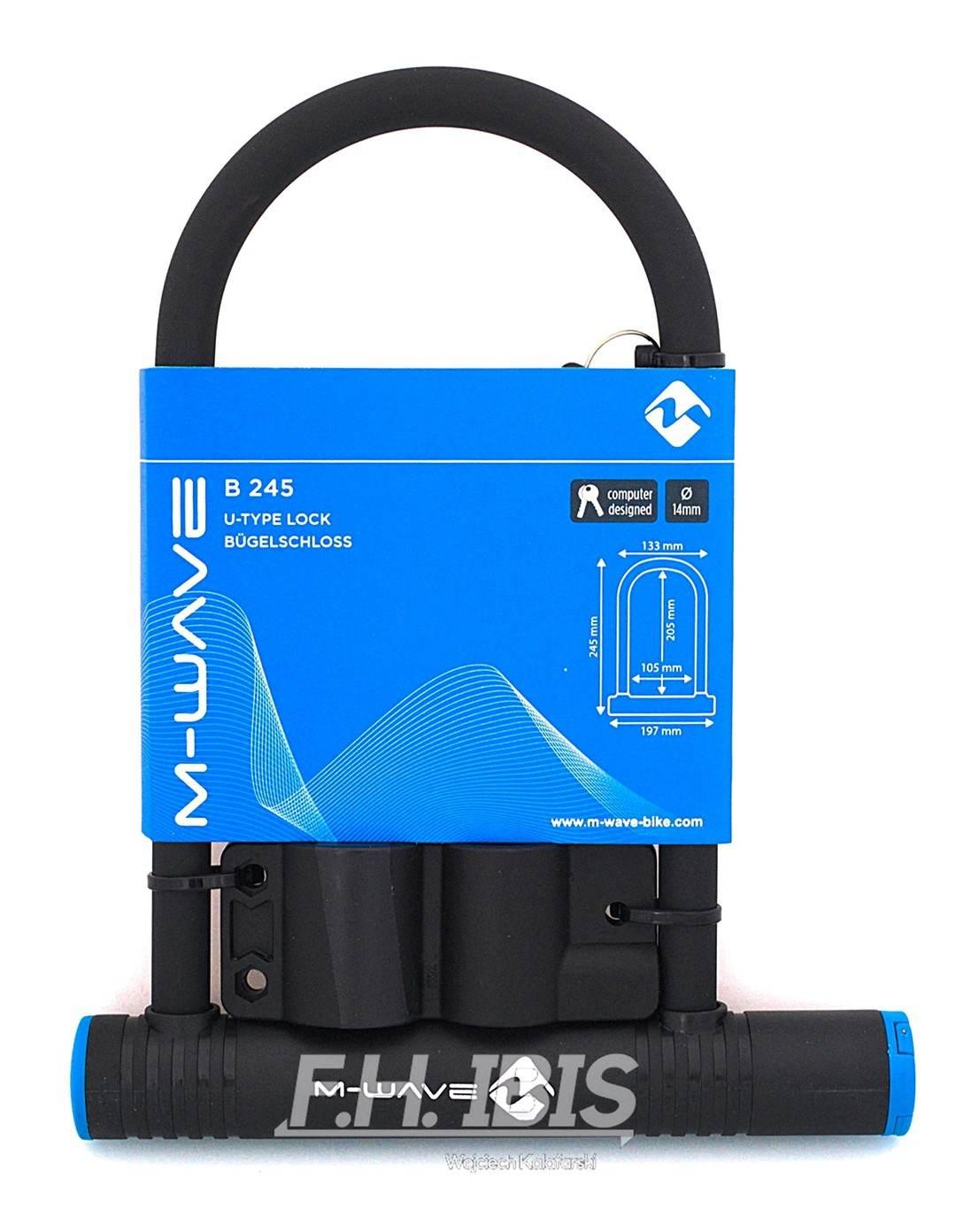 Zapięcie U-Lock Klucz 245X197X14 M-Wave B 245 - zdjęcie 2