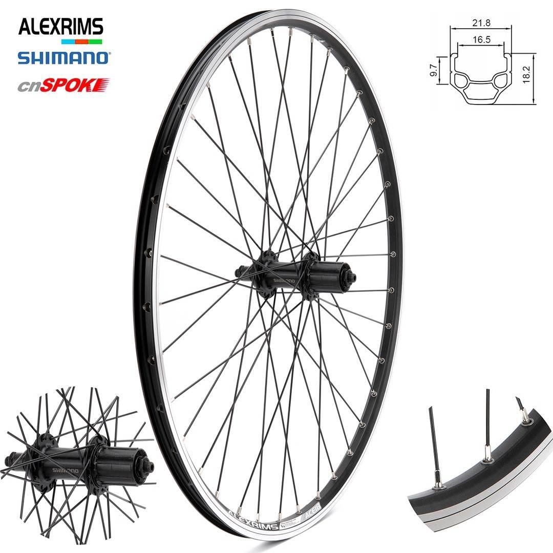 Koło 26 Tył Kaseta Vb Qr Ace18 Fh-Tx500-8 Cnbk
