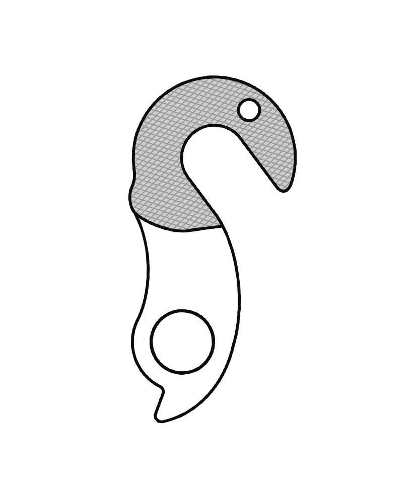 Hak Przerzutki Gw-5T Gh-049 Rózne Marki | HAK 5T - zdjęcie 3