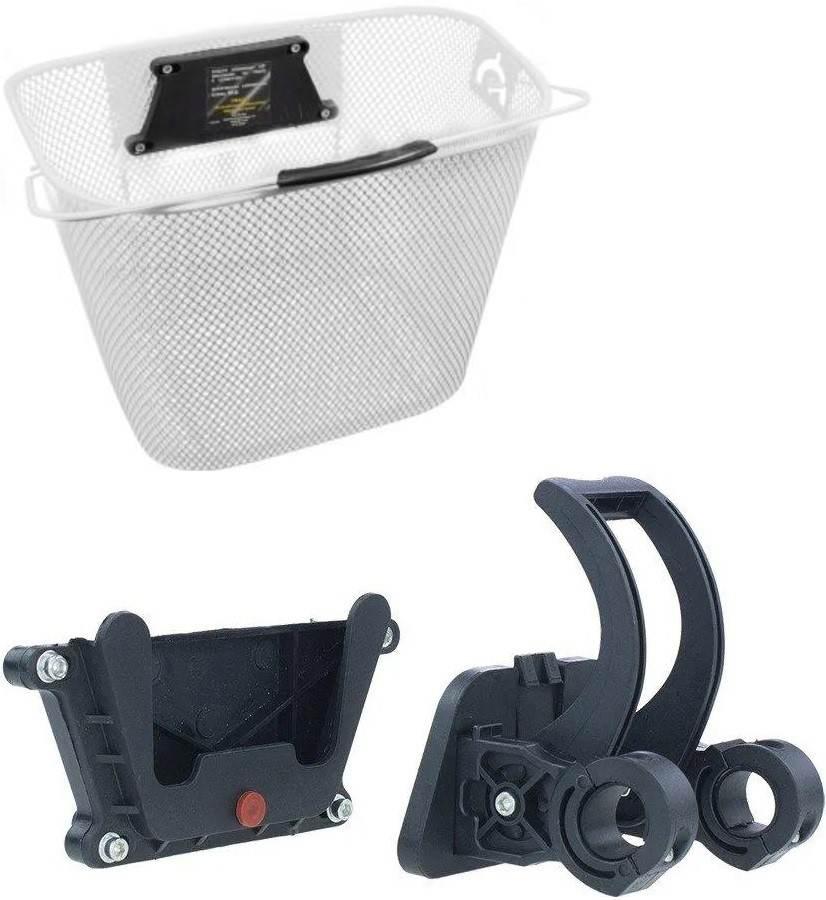 Kosz Przód Na Kierownicę Metalowy Click Ht-025 ,Wh