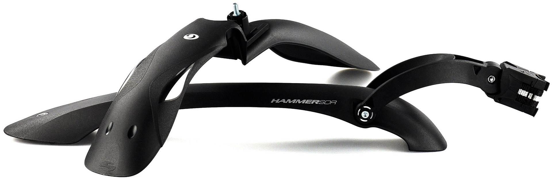 Błotniki 24-29" Simpla Hammer-2 Czarny/Biały