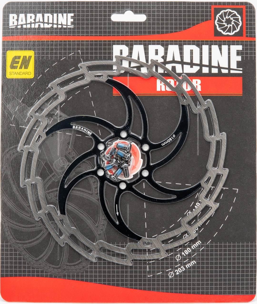 Tarcza Hamulcowa 180 Mm 6 Śr Baradine Db-05-Bk