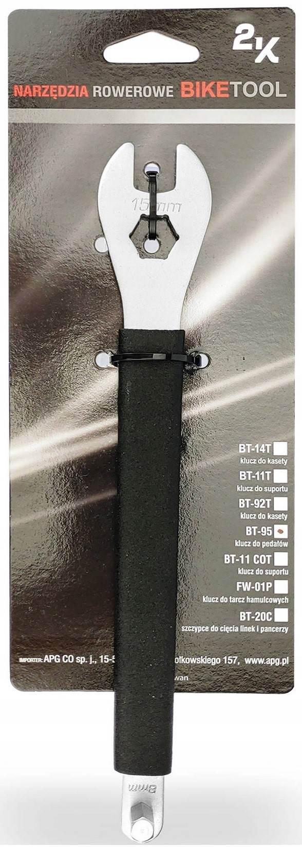Klucz Do Pedałów 15Mm Z Imbusem 2K Bt-95