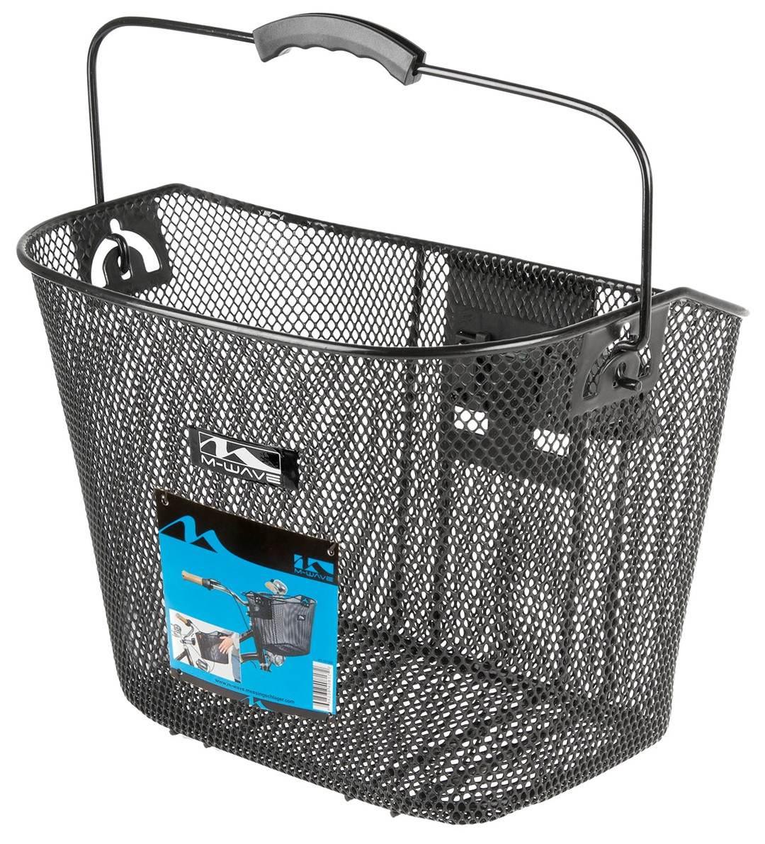 Kosz Przód Na Kierownicę Metalowy Click M-Wave - zdjęcie 2