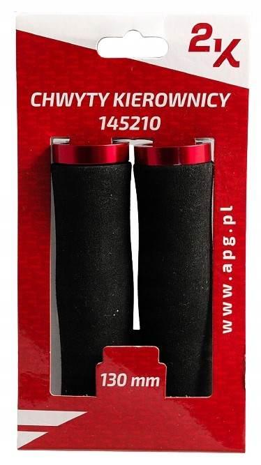Chwyty Piankowe Z Obejmami 130 Mm 2K 145210 Bk-Rd - zdjęcie 2