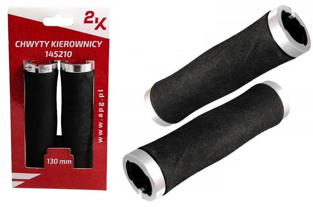 Chwyty Piankowe Z Obejmami 130 Mm 2K 145210 Bk-Sl - zdjęcie 2