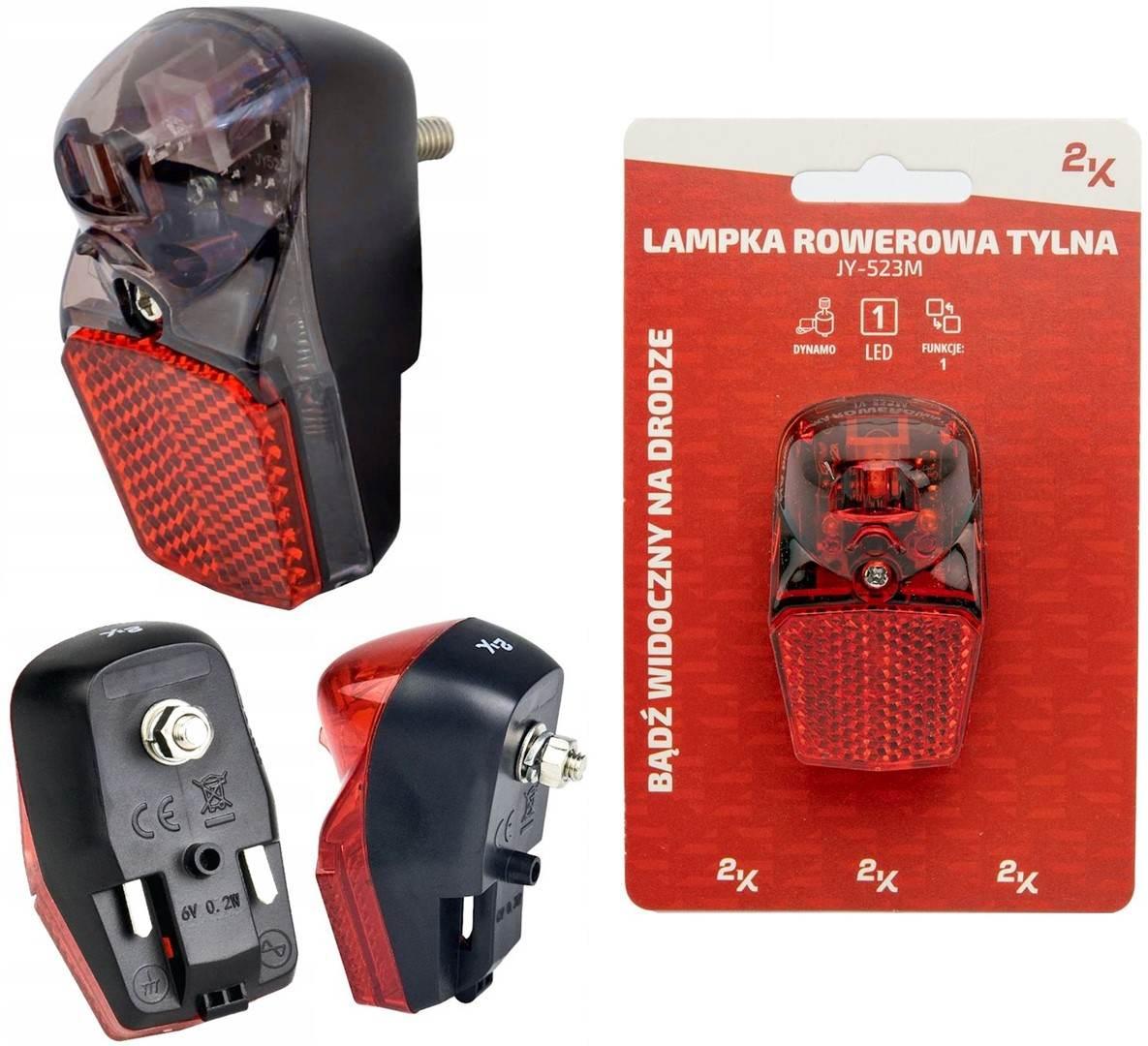 Lampa Tył Błotnik 6V/0,6W Podtrzym Jy-523M