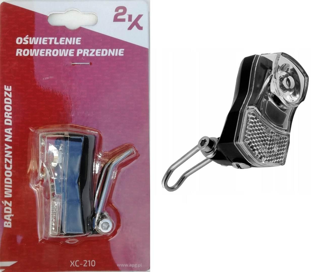 Lampa Przednia 3Xaaa 7 Lux 2K Xc-210 Czarna