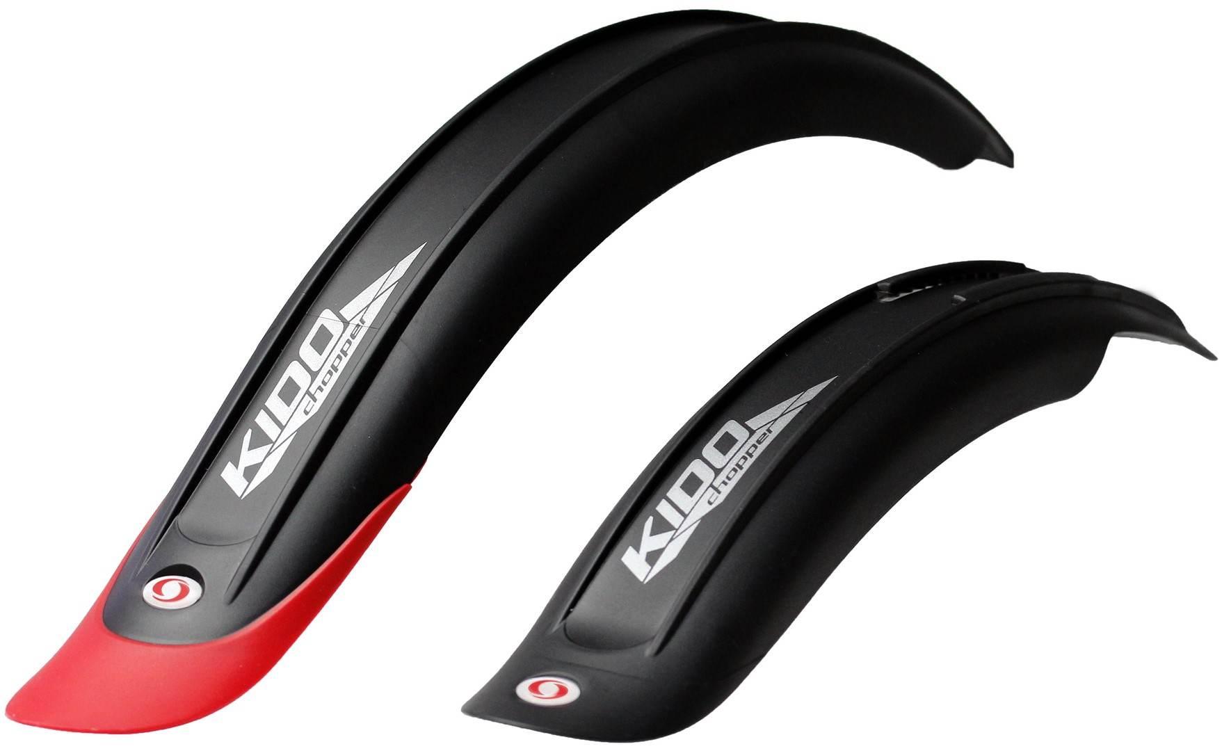 Błotniki 20" Simpla Kido Short Czarny/Czerwony