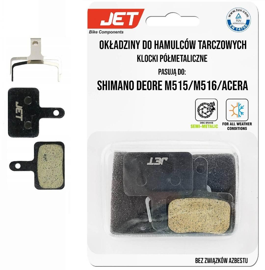 Klocki Półmetaliczne Jet 04 Shimano Deore
