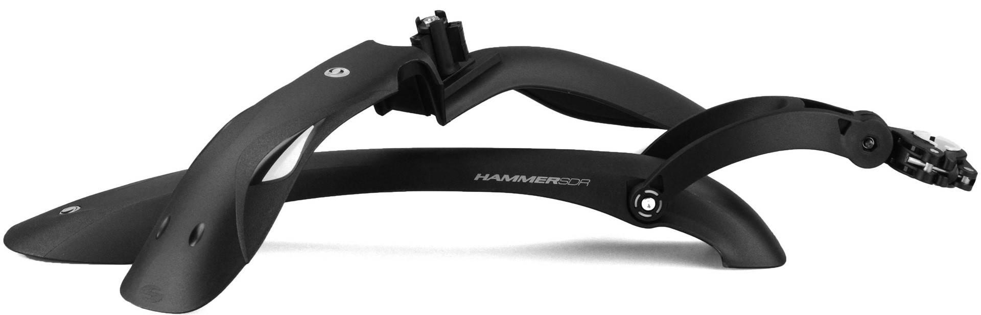 Błotniki 24-29" Simpla Hammer Pro Czarny/Biały